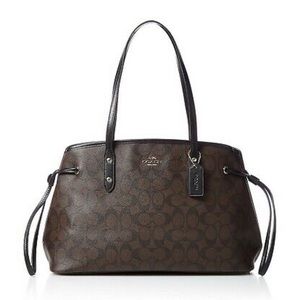 Coach Brown Signature Tote Bag